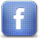 Dark blue Facebook button icon