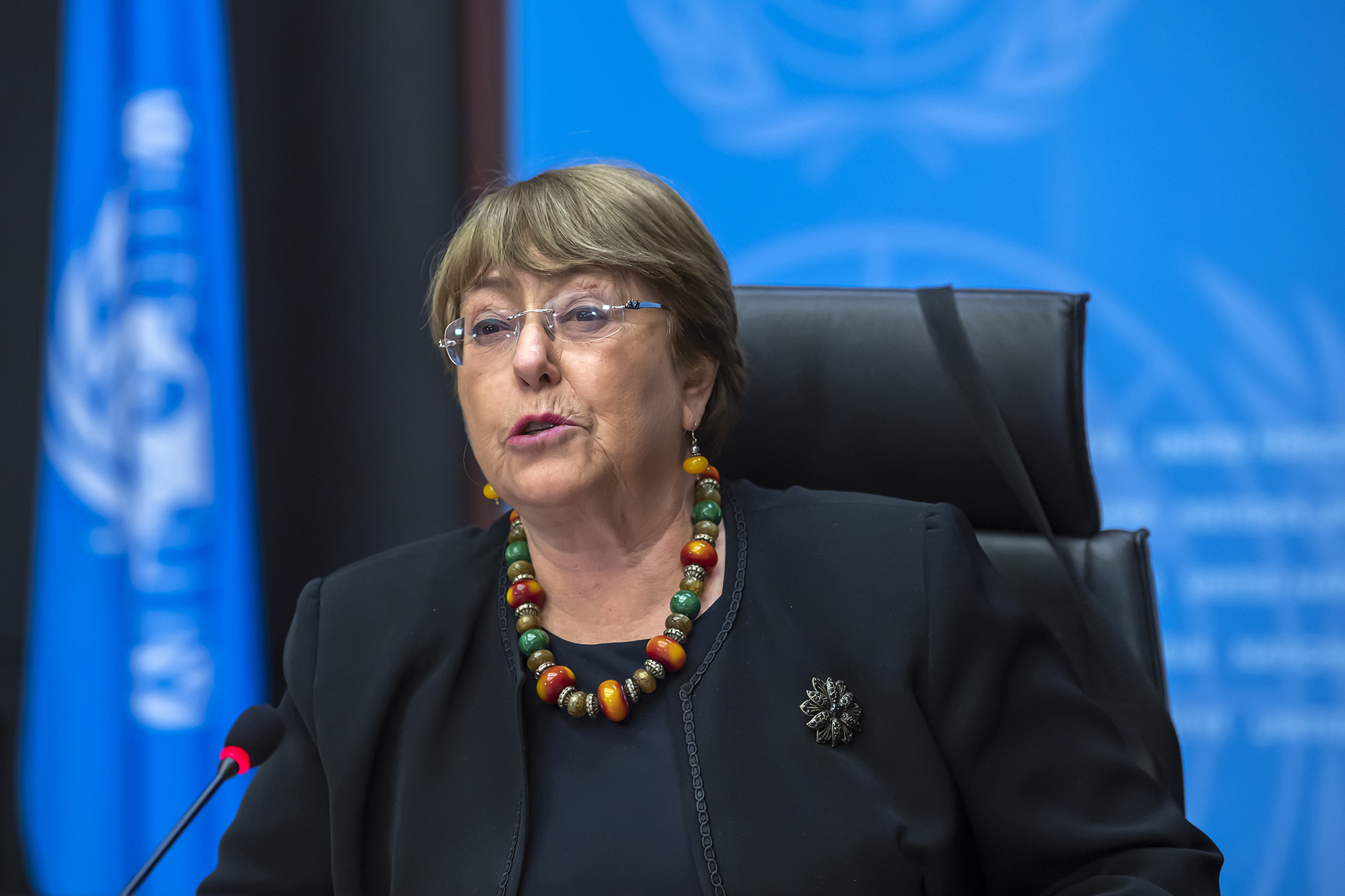 Michelle Bachelet, UN High Commissioner for Human Rights.