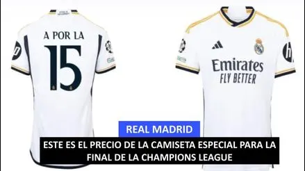 Real Madrid: este es el precio de la camiseta especial para la final de la Champions