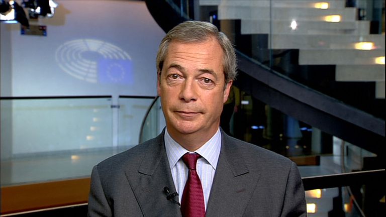 Nigel Farage has ruled himself out of UKIP&#39;s leadership contest