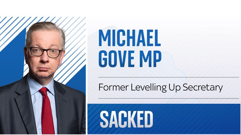 Michael Gove sacked