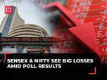 NDA vs INDIA bloc: Stock markets bleed on results:Image