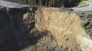 Wyoming Teton Pass Damage 2024