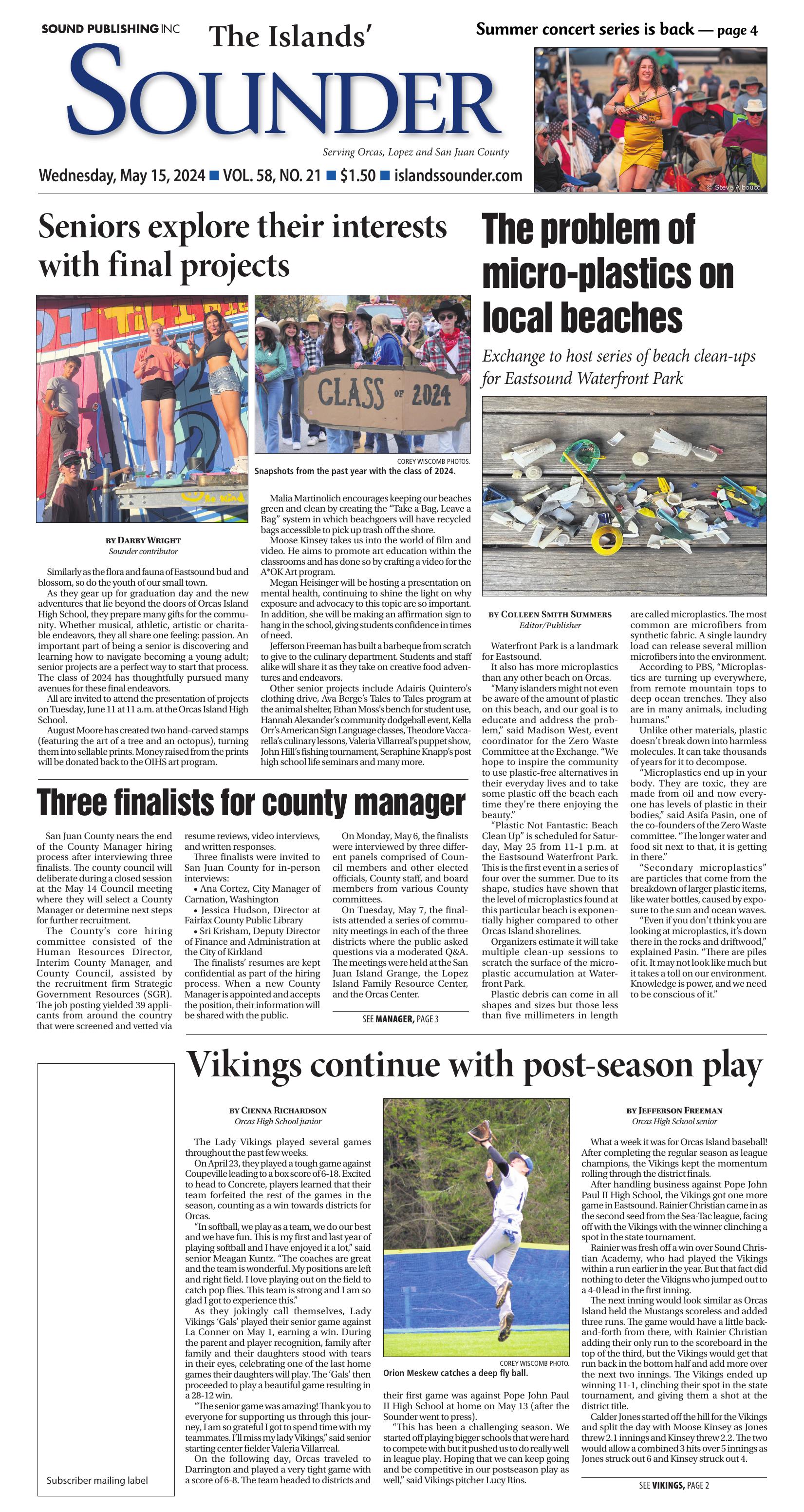 Islands' Sounder - Latest Issue
