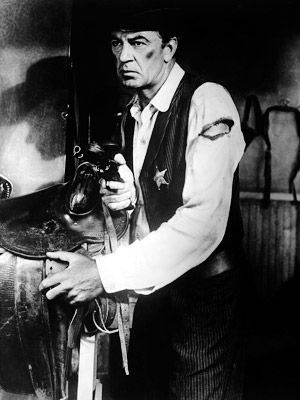 High Noon, Gary Cooper | WHY HIM: In High Noon , Gary Cooper's retiring lawman faces down a killer and his goons despite being deserted by the rest of the