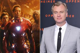 Robert Downey Jr. in 'Avengers: Infinity War'; Christopher Nolan