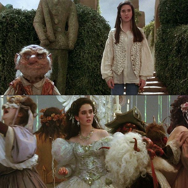 Jennifer Connelly, Labyrinth | EW.com says: So much of this David Bowie starrer is about submitting to fantasy&mdash;so it's totally fitting that a magic-peach-induced trance would finally allow ever-dreaming