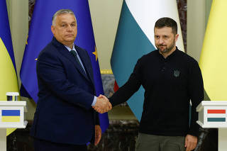 Hungary's Prime Minister Orban visits Ukraine