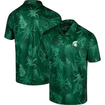 Michigan State Spartans Colosseum Palms Team Polo - Green