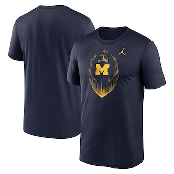 Michigan Wolverines Jordan Brand Primetime Legend Icon Performance T-Shirt - Navy