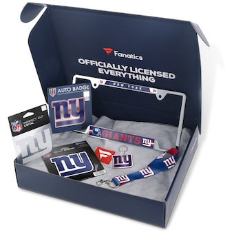 New York Giants Fanatics Pack Automotive-Themed Gift Box - $55+ Value