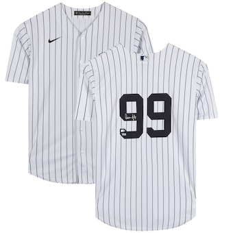 Aaron Judge New York Yankees Fanatics Authentic Autographed White Nike Replica Jersey