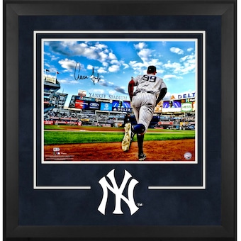 Aaron Judge New York Yankees Fanatics Authentic Deluxe Framed Autographed 16" x 20" Running Out of Dugout Photograph