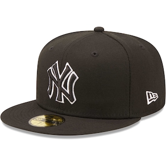 New York Yankees New Era  Black on Black Dub 59FIFTY Fitted Hat