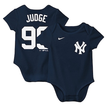 Aaron Judge New York Yankees Nike Newborn & Infant Fuse Name & Number Bodysuit - Navy