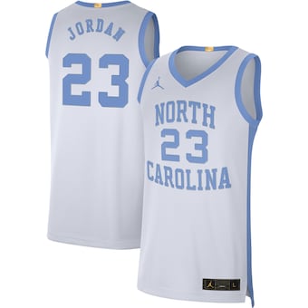 Michael Jordan North Carolina Tar Heels Jordan Brand Limited Retro Jersey - White