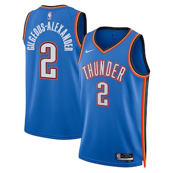 Shai Gilgeous-Alexander Oklahoma City Thunder Nike Unisex Swingman Replica Jersey - Icon Edition - Blue