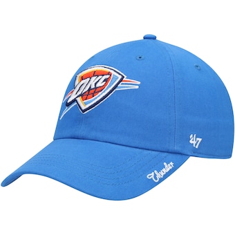 Oklahoma City Thunder '47 Women's Miata Clean Up Logo Adjustable Hat - Blue
