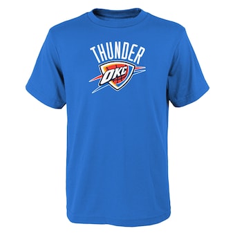Oklahoma City Thunder Youth Primary Logo T-Shirt - Blue