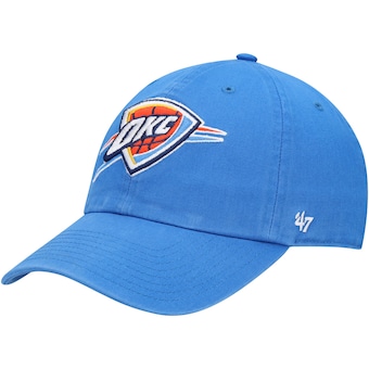 Oklahoma City Thunder '47 Team Clean Up Adjustable Hat - Blue