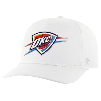 Oklahoma City Thunder '47 Core Logo Rope Hitch Adjustable Hat - White