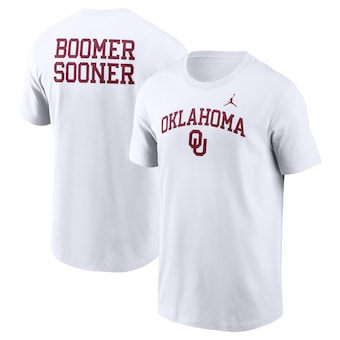Oklahoma Sooners Jordan Brand Blitz 2-Hit T-Shirt - White