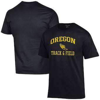  Oregon Ducks Champion Track & Field Icon T-Shirt - Black