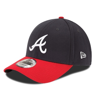 New Era Atlanta Braves MLB Team Classic Home 39THIRTY Flex Hat - Navy/Red