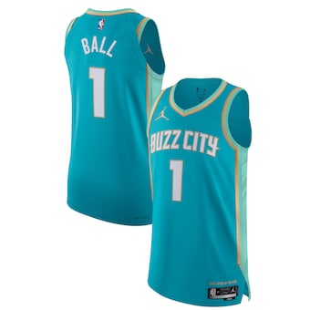 Jordan Brand LaMelo Ball Charlotte Hornets  Authentic Jersey - City Edition - Teal
