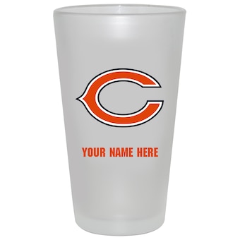 Chicago Bears 16oz. Frosted Personalized Pint Glass