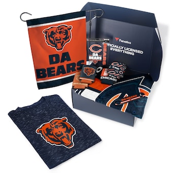 Chicago Bears Fanatics Pack Tailgate Game Day Essentials T-Shirt Gift Box - $107+ Value