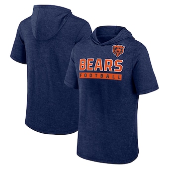 Chicago Bears Fanatics Big & Tall Hoodie T-Shirt - Navy