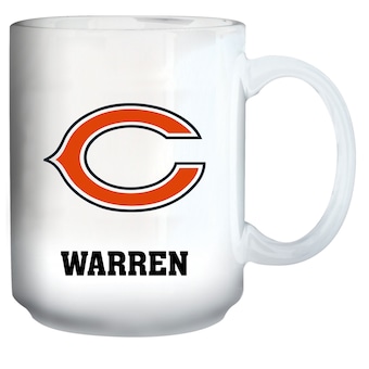 Chicago Bears 15oz. Personalized Mug - White