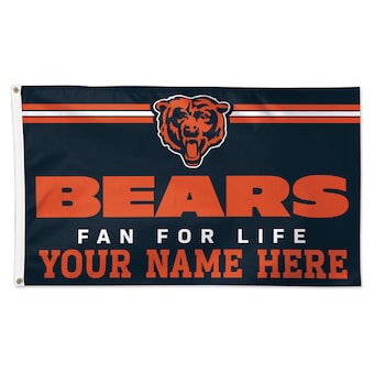 Chicago Bears WinCraft 3' x 5' One-Sided Deluxe Personalized Flag
