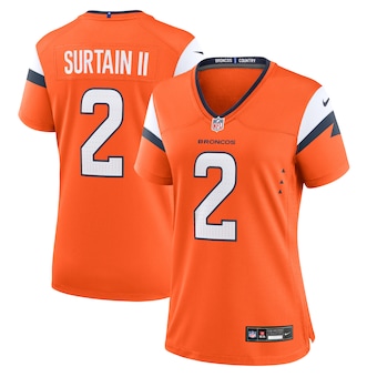 Patrick Surtain II Denver Broncos Nike Women's Game Jersey - Orange