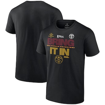 Denver Nuggets Fanatics 2023 NBA Finals Champions Hometown Originals Technical T-Shirt - Black