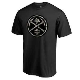 Denver Nuggets Fanatics Camo Collection Cloak T-Shirt - Black
