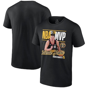 Nikola Jokic Denver Nuggets Fanatics 2024 NBA MVP Drive & Kick T-Shirt - Black