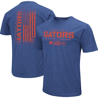 Florida Gators Colosseum OHT Military Appreciation Flag 2.0 T-Shirt - Royal