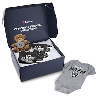 Las Vegas Raiders Fanatics Pack Baby Themed Gift Box - $65+ Value