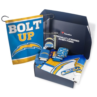 Los Angeles Chargers Fanatics Pack Tailgate Game Day Essentials Gift Box - $80+ Value