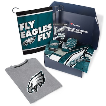 Philadelphia Eagles Fanatics Pack Tailgate Game Day Essentials T-Shirt Gift Box - $107+ Value