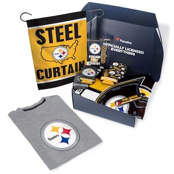 Pittsburgh Steelers Fanatics Pack Tailgate Game Day Essentials T-Shirt Gift Box - $107+ Value
