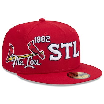 St. Louis Cardinals New Era 2024 City Connect Icon 59FIFTY Fitted Hat - Red