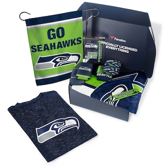 Seattle Seahawks Fanatics Pack Tailgate Game Day Essentials T-Shirt Gift Box - $107+ Value