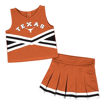 Texas Longhorns Colosseum Girls Toddler Carousel Cheerleader Set - Texas Orange