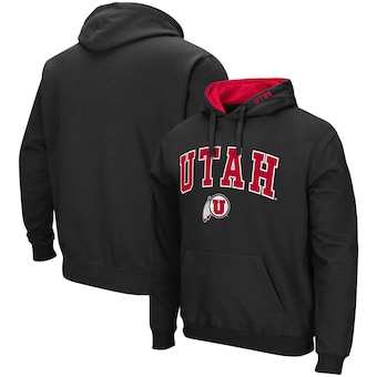 Utah Utes Colosseum Arch and Logo Pullover Hoodie - Black