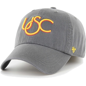 USC Trojans '47 Franchise Fitted Hat - Charcoal