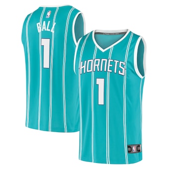 LaMelo Ball Charlotte Hornets Fanatics Youth Fast Break Player Jersey - Icon Edition - Teal