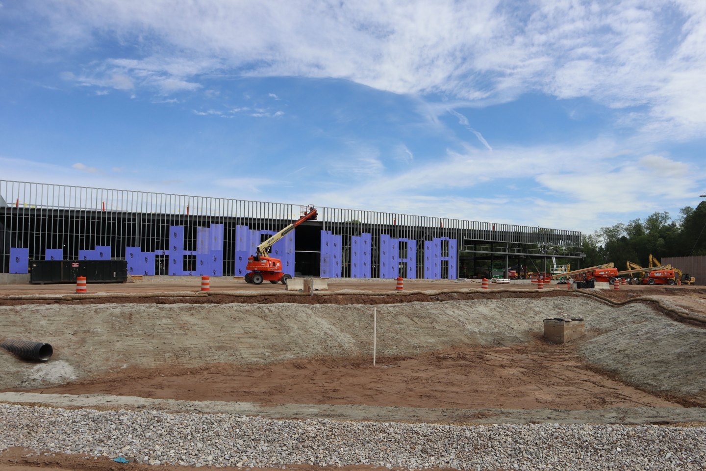 A data center under construction.